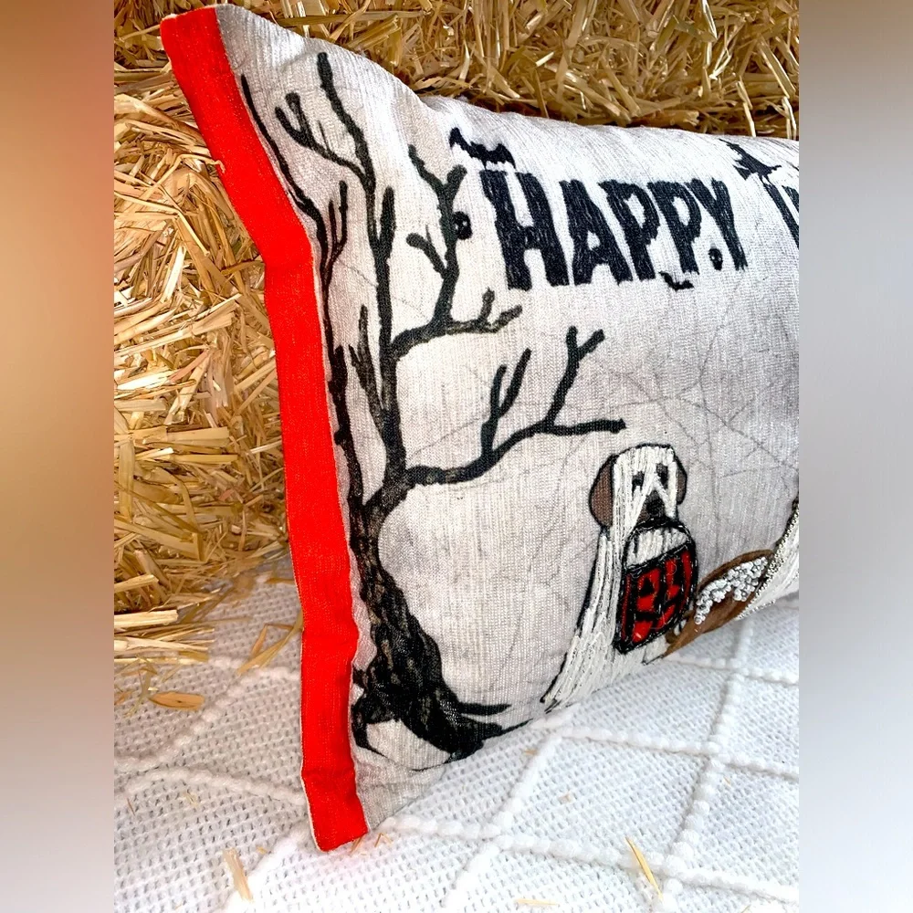 Halloween Decor Dogs in Ghost Costumes Trick or Treating Happy Halloween- NWT